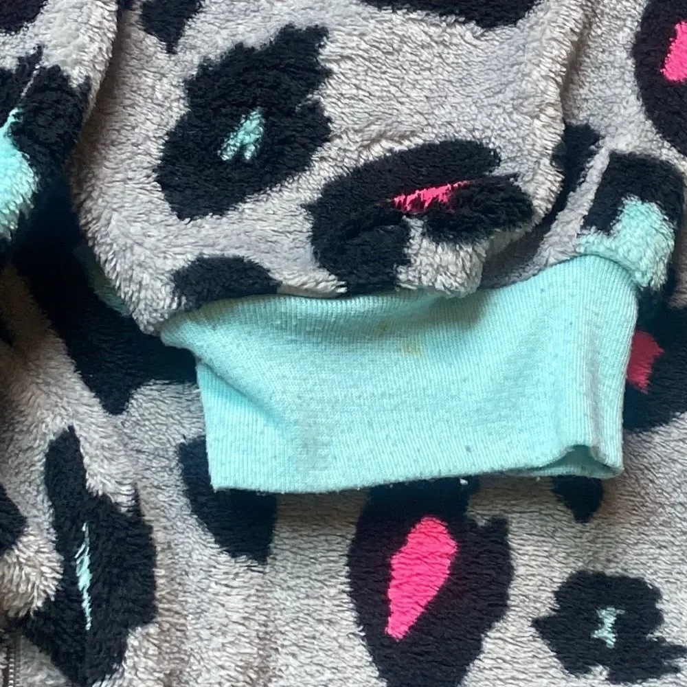 Total Girl Leopard Print Pijamas Junior Size XL 16